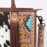 LC-ADBG230 Tote Hand Tooled Genuine Western Leather Women Bag