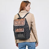 ADBGA731 Backpack Hand Tooled Genuine Leather women bag western Bag