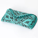 ADBG1203 Hand-Tooled Leather Sunglass Case - Floral Western Design by American Darling