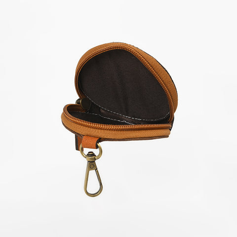 ADCHA120 American Darling Genuine Leather Hair-on-Hide Round Coin Purse Clip