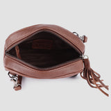 LC-ADBGM387B Crossbody Genuine Western Leather Women Bag