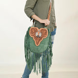 LC-ADBGA431 Messenger Genuine Western Leather Women Bag