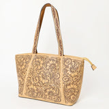 LC-ADBGZ792 Tote Hand Tooled Genuine Western Leather Women Bag