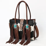 LC-ADBG1091 Tote Hair On Genuine Western Leather Women Bag