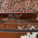 ADBG1157 Hand Tooled Western Leather Backpack - Artisan Floral Cowhide Bag by American Darling