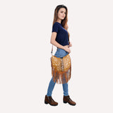 ADBG1289 Hobo Hair On Genuine Western Leather Women Bag