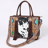 LC-ADBG230 Tote Hand Tooled Genuine Western Leather Women Bag