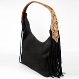 LC-ADBG803 Hobo Hair On Genuine Western Leather Women Bag Pearl