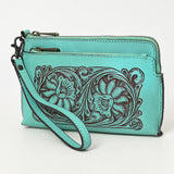 LC-ADBGZ844B Wristlet Genuine Western Leather Women Bag