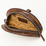 LC-ADBG1433 Taco Hand Tooled Genuine Western Leather Women Bag