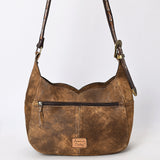 ADBGA419 Genuine Western Leather Crossbody Bag Hand Tooled Cowgirl Purse by American Darling