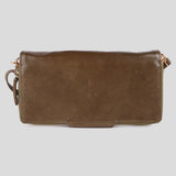 ADBGM393 Pebbled Leather Wristlet Clutch Wallet - American Darling