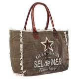LC-KB333 Tote Upcycled Canvas Ladies Bag