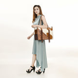 LC-ADBGZ201 Tote Hair On Genuine Western Leather Women Bag