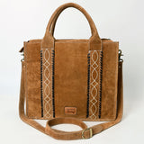 ADBGA605 Western Genuine Leather Tote Bag-Handcrafted Women's Shoulder Purse