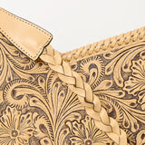 LC-ADBGZ795 Hobo Hand Tooled Genuine Western Leather Women Bag