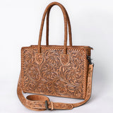 ADBG1131 Tote Hand Tooled Genuine Western Leather Women Bag