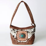 LC-ADBG710B Hobo Hair On Genuine Western Leather Women Bag