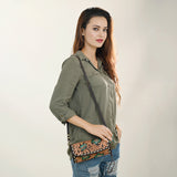 LC-ADBGA489 Wallet Genuine Western Leather Women Bag