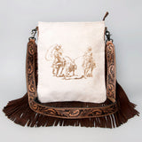 LC-ADBGS192 Messenger Genuine Western Leather Women Bag Becca