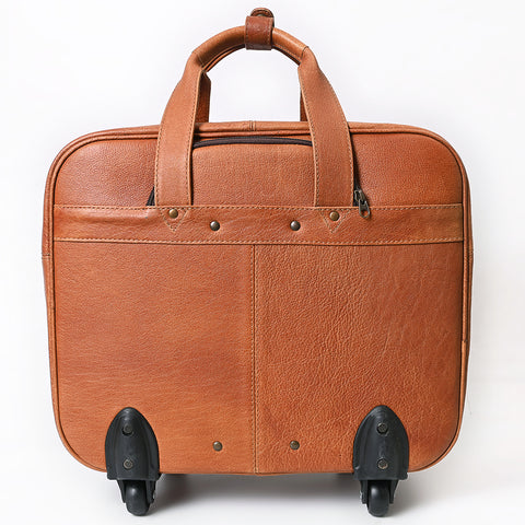 ADBG1602 American Darling Western Leather Travel Case with Hand Tooled Floral Design Genuine Full-Grain Craftsmanship
