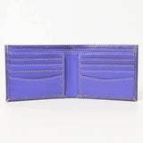 LC-ADBG1236I Hand-Tooled Leather Wallet - Western Floral Bifold Design