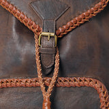 LC-ADBGM275 Backpack Hair On Genuine Western Leather Women Bag