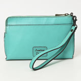 LC-ADBGZ844B Wristlet Genuine Western Leather Women Bag