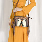 LC-ADBGZ183 Crossbody Genuine Western Leather Women Bag Becca