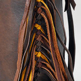 LC-ADBGM275 Backpack Hair On Genuine Western Leather Women Bag