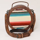 LC-ADBG1391B Canteen Genuine Western Leather Women Bag