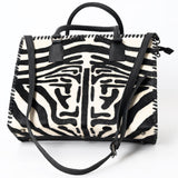 LC-ADBG229B Tote Hair On Genuine Western Leather Women Bag