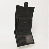 ADBGZ842 Hand-Tooled Leather & Cowhide Western Wallet Clutch American Darling