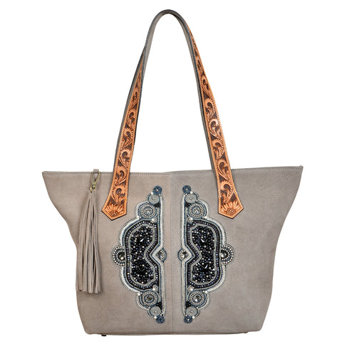 ADBGA967 Tote Hand Tooled Genuine Leather Women Bag