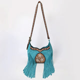 ADBGA419 Genuine Western Leather Crossbody Bag Hand Tooled Cowgirl Purse by American Darling