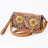 LC-ADBGM169 Organiser Genuine Western Leather Women Bag Freda