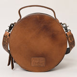 LC-ADBG1391B Canteen Genuine Western Leather Women Bag