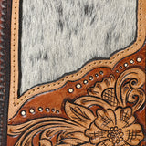 ADBGA592 Hand-Tooled Cowhide Sling Bag-Western Genuine Leather Crossbody for Women