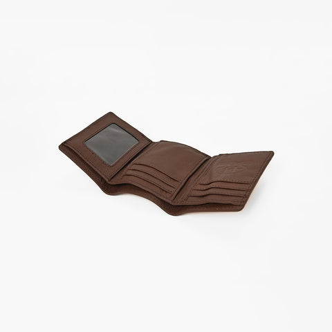 BEBGM183-Western Leather Trifold Wallet