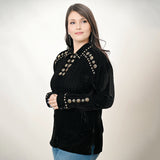 ADSH029 Fabric Women Shirt Dress Tunic Ladies Girl Top