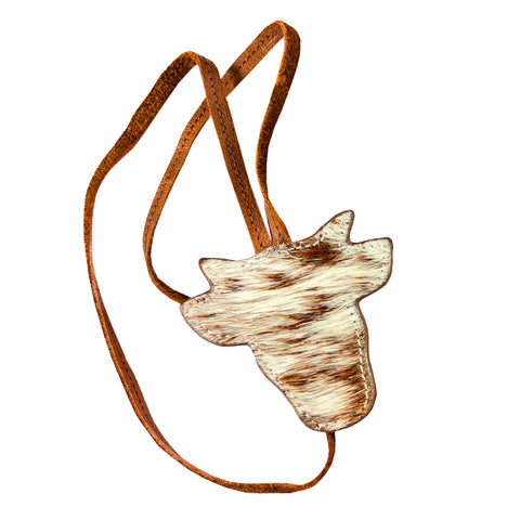ADCHM128 American Darling Hair On Hide Animal Head Purse Charm