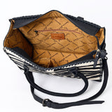 LC-ADBG229B Tote Hair On Genuine Western Leather Women Bag