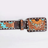 ADBLF283 Genuine American Leather Belt Men and Women