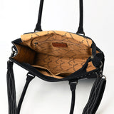 ADBG1553B Tote Genuine Western Suede Leather women bag
