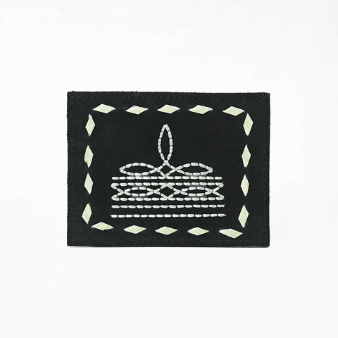 ADCCG110 American Darling Western Embroidered Genuine Leather Card Holder