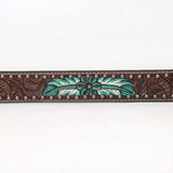 BER171-Hand Painted Western Leather Belt