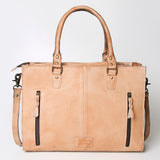 LC-ADBG235 Genuine Crocodile Leather Tote Bag with Hand-Stitched Details & Adjustable Strap