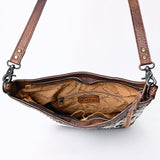 LC-ADBG702A Hobo Hair On Genuine Western Leather Women Bag