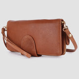 ADBGM393 Pebbled Leather Wristlet Clutch Wallet - American Darling