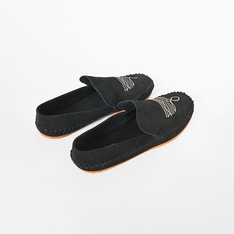 ADFT186 Western Embroidered Genuine Leather Moccasins American Darling